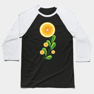 Orange fruit flower Baseball T-Shirt